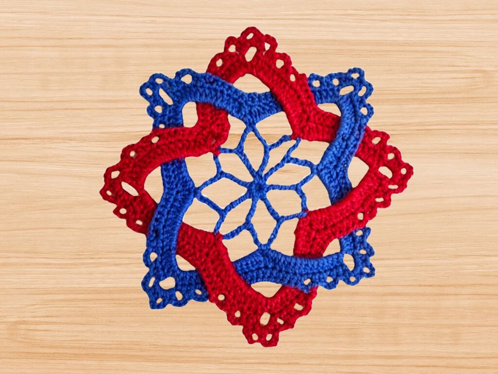 Crochet hexagon motif Pattern, Crochet afghan block, PDF Coaster Pattern