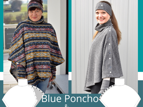 Schnittmuster BluePoncho
