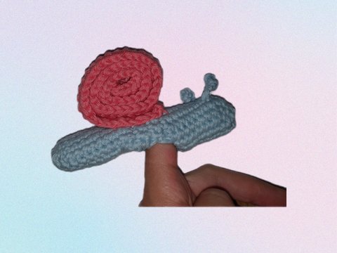 Fingerpuppe –Schnecke (geeignet für Anfänger)