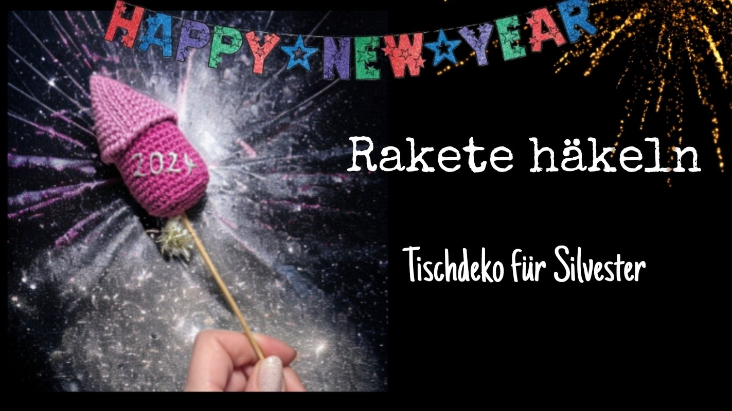 Rakete Silvesterdekoration