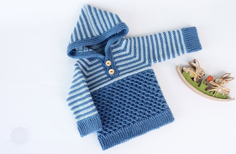Baby & children's sweater "Kai"  (Raglan, size: 0 m.-5 y.)