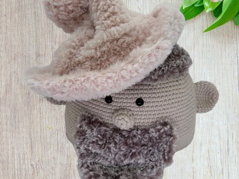 Türstopper, Dekoration „Zwerg“ - Häkelanleitung