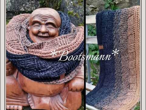Häkelanleitung: "Bootsmann" Loop Schal für Damen und Herren