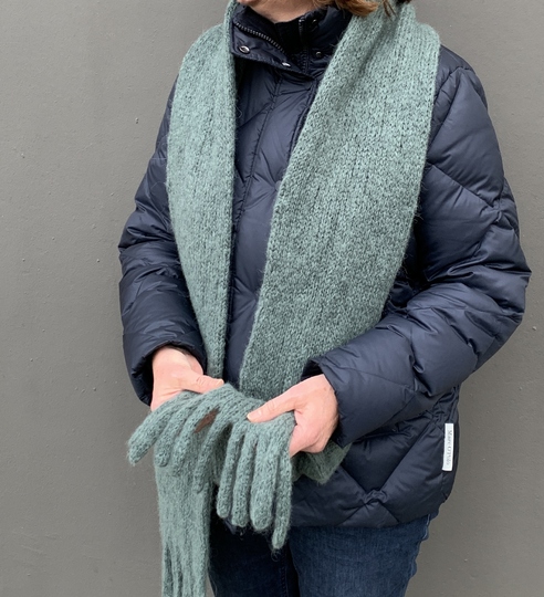 Strickanleitung Alpaka Schal Laura