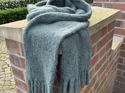 Strickanleitung Alpaka Schal Laura