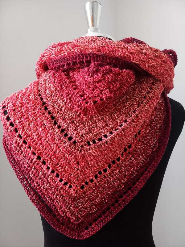 Häkelanleitung - Tuch "Catulenya" - flach - Bild 3