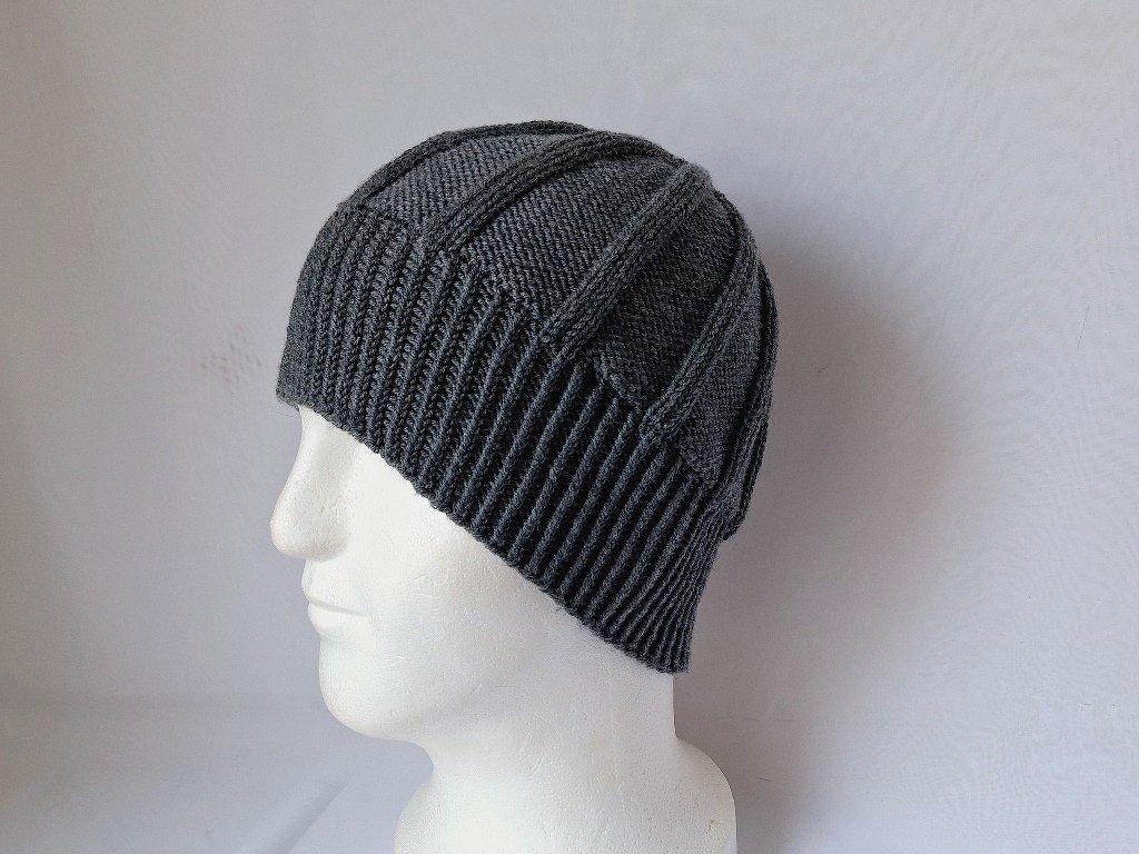 Strickanleitung Männermütze "Arno", Beanie, Mütze für Männer #319 - Bild 2