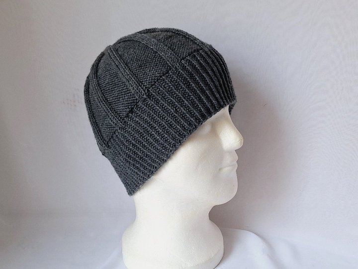 Strickanleitung Männermütze "Arno", Beanie, Mütze für Männer #319