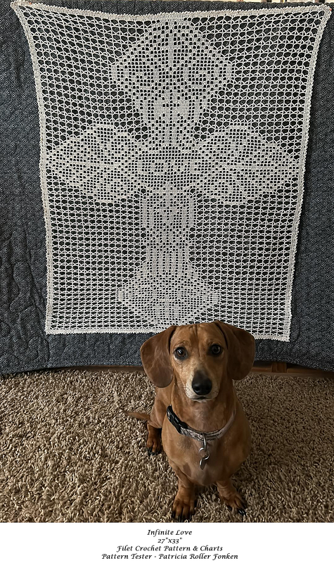 Infinite Love Filet Crochet Pattern and Chart - Image 3