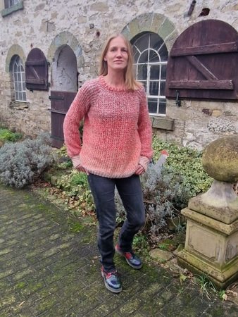 Häkelanleitung Oversize - Pullover X