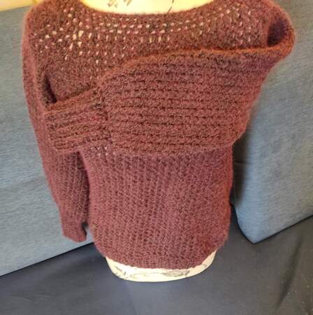 Häkelanleitung Oversize - Pullover X