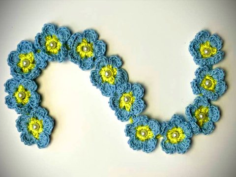 Bezaubernde Vergissmeinicht Borte