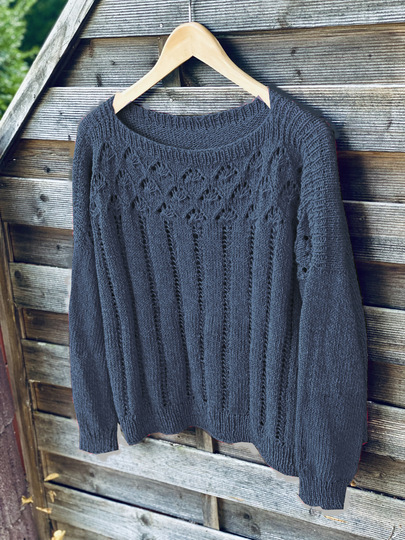 Strickanleitung Pullover "Girl On Fire" | nahtlos | 7 Größen