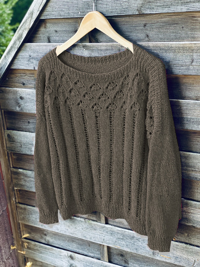 Strickanleitung Pullover "Girl On Fire" | nahtlos | 7 Größen