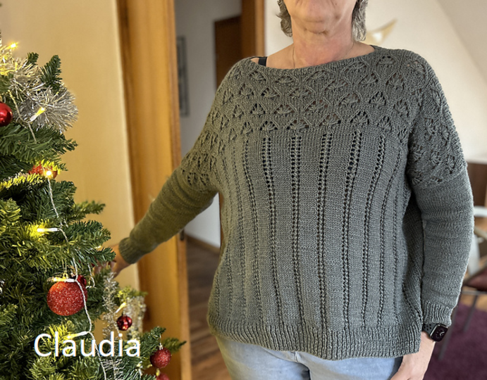 Strickanleitung Pullover "Girl On Fire" | nahtlos | 7 Größen
