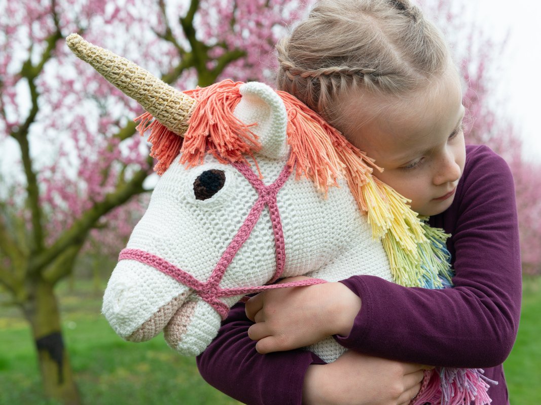 Hobby unicorn / stick unicorn for childrean up to 3 years, crochet pattern - Image 6
