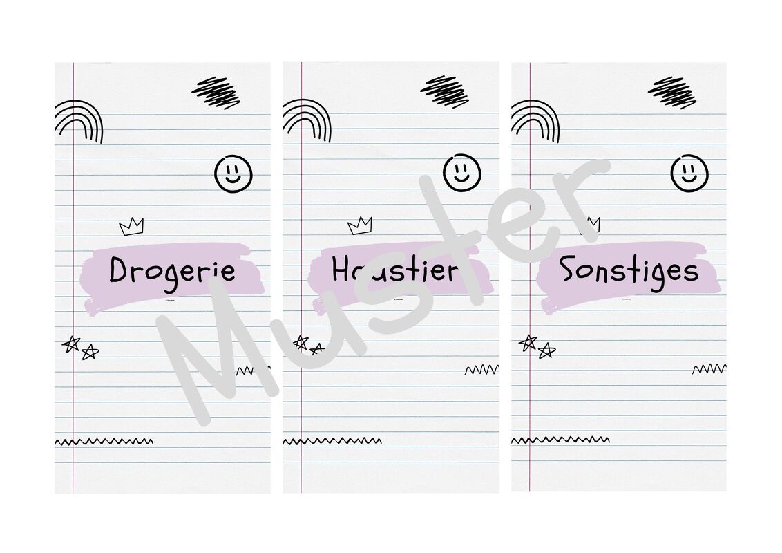 30 Dashboards "Notiz"  inkl. Tracker für Budgetplaner