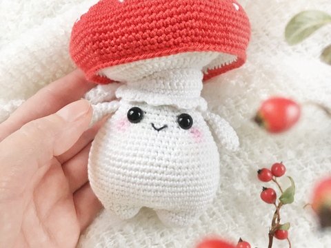 Häkelanleitung Glückspilz Gundi - ohne Annähen