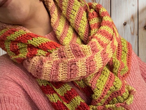 Häkelanleitung Tuch "Firlefanz"