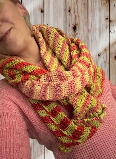 Häkelanleitung Tuch "Firlefanz"