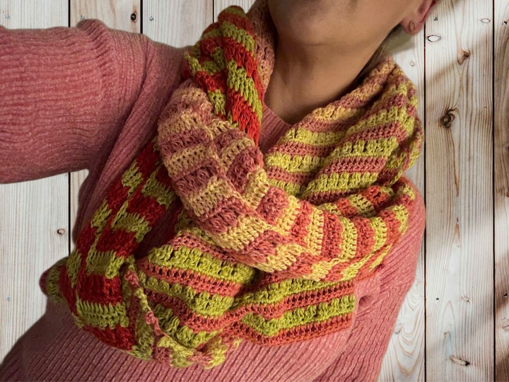 Häkelanleitung Tuch "Firlefanz"