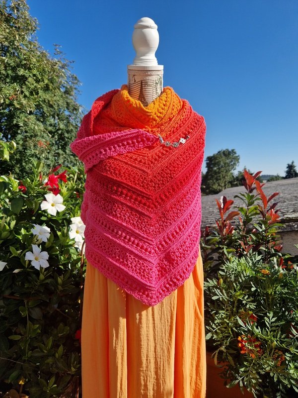 Mad Boho - Häkelanleitung flaches Dreieckstuch - Bild 19