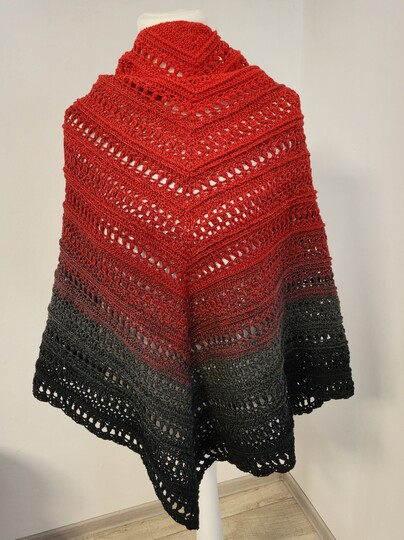 Mad Boho - Häkelanleitung flaches Dreieckstuch