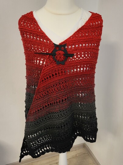 Mad Boho - Häkelanleitung flaches Dreieckstuch