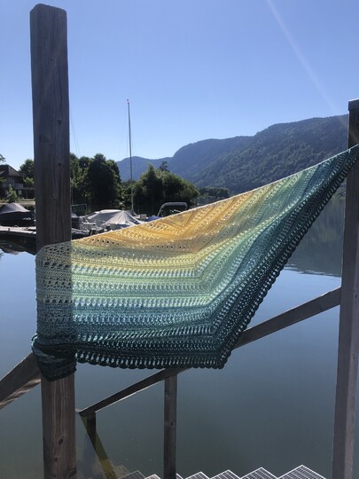 Mad Boho - Häkelanleitung flaches Dreieckstuch