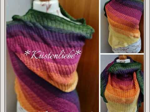 Küstenliebe - Dreieckstuch Strickanleitung