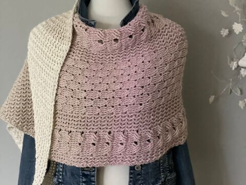 Häkelanleitung Schaltuch Chenoa