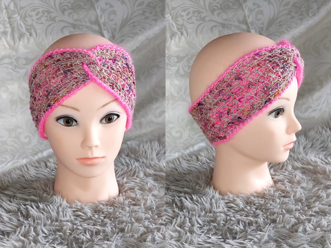 Häkelanleitung Stirnband "Double Face"