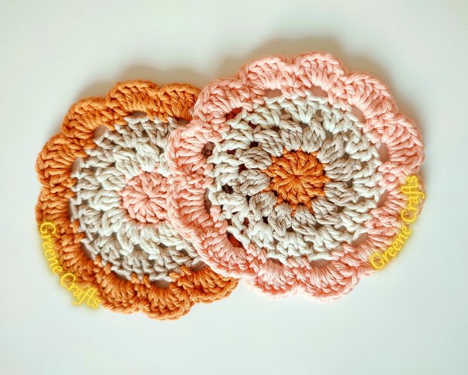 Desert Flower Coaster - Home Decoration Crochet Pattern