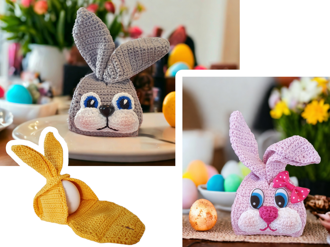 Crochet Pattern Easter Bunny Gift Box