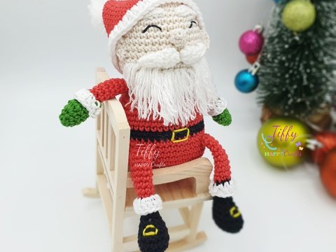 Der kleine coole Weihnachtsmann Häkelanleitung PDF