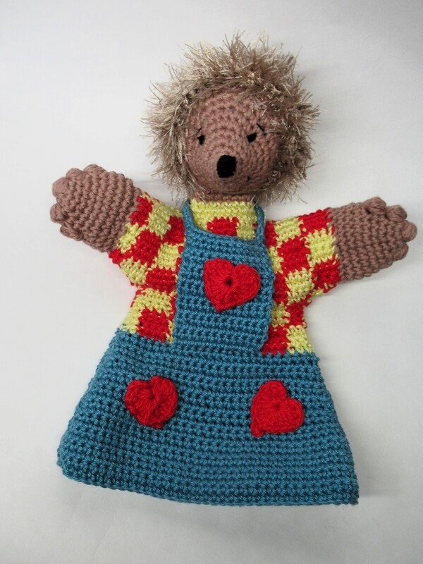 Häkelanleitung Handpuppe Igel Izzy - Bild 5