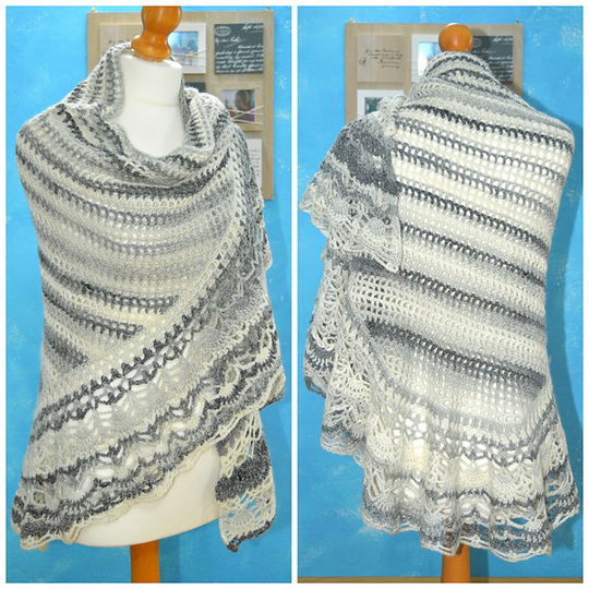 triangle shawl crochet pattern Vintage Dream