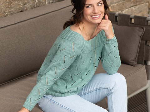 Strickanleitung Damenpullover "Milano" 764147