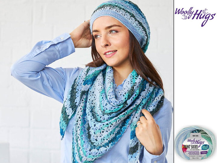 TUCH HALF-GRANNY MIT BEANIE