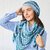 TUCH HALF-GRANNY MIT BEANIE