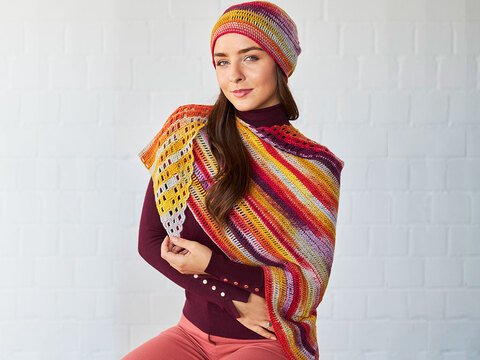 TUCH COLOR-PLAY MIT MÜTZE