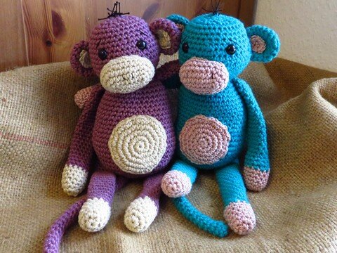 Affe LULU Häkelanleitung *Carolines Welt*