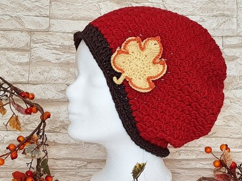 Romantische Mütze "Marie" - Häkelanleitung