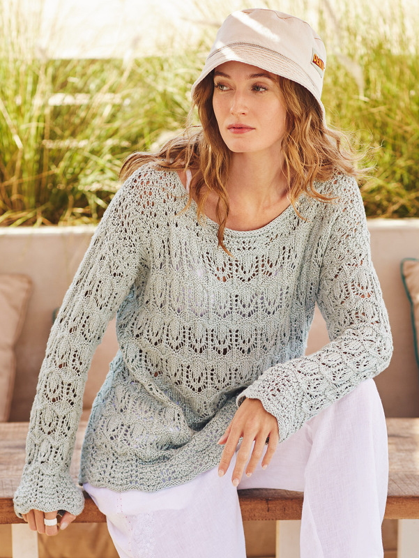 Pulli mit Wellenmustern