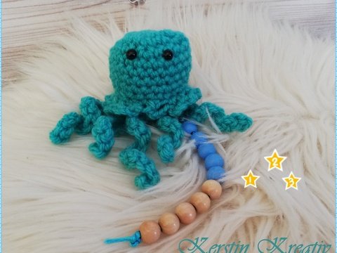 Häkelanleitung Rechenkette Qualle