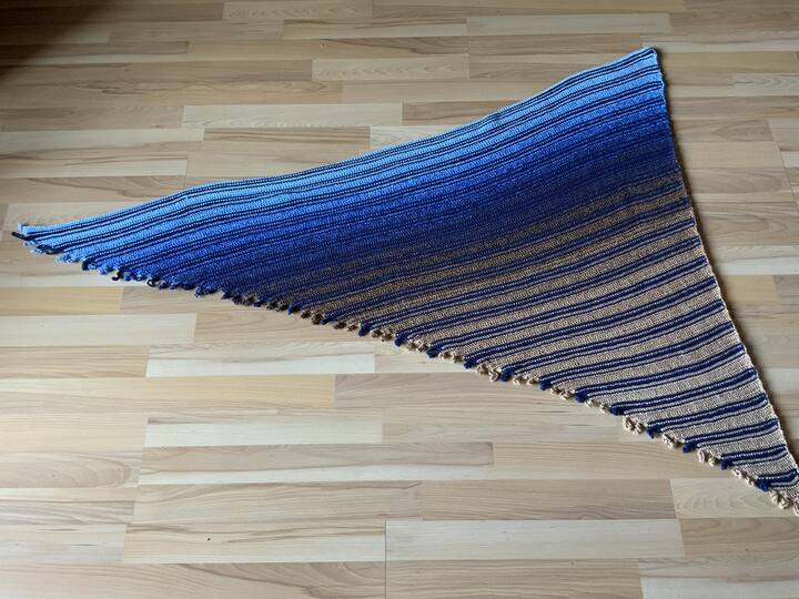 Häkelanleitung Tuch Kringeling