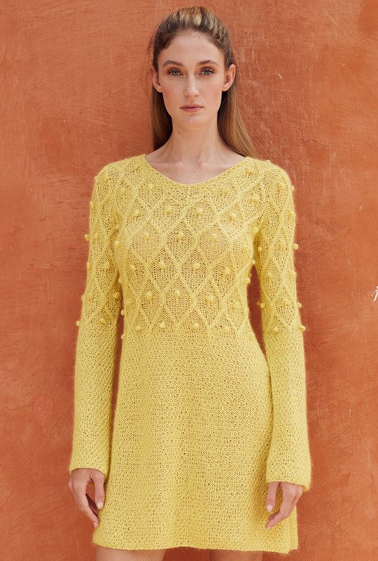 Kleid mit Noppenrauten - Bild 3