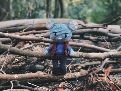 Häkelanleitung für "Harald, die Maus"