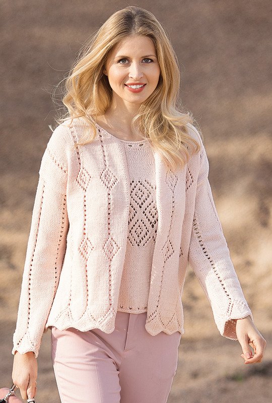 Twinset in Rosé - Bild 2