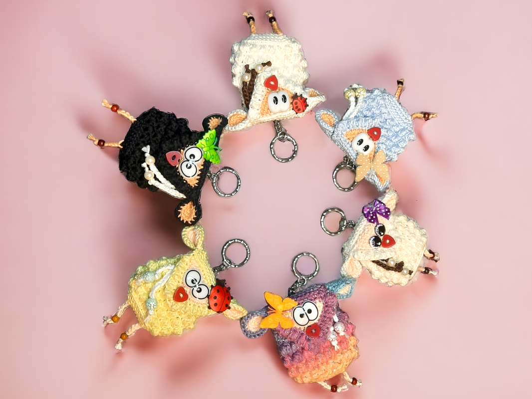 Häkelanleitung Lämmchen Schlüsselanhänger - Bild 4
